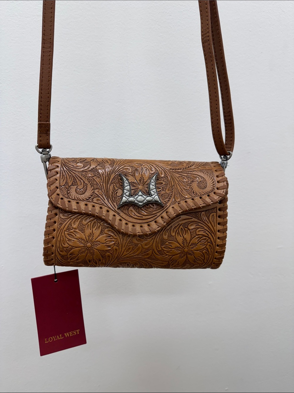 Loyal West Palomino Leather Crossbody Bag